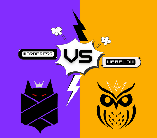 SEO Wars: A Battle of the Digital Giants: WordPress vs. Webflow