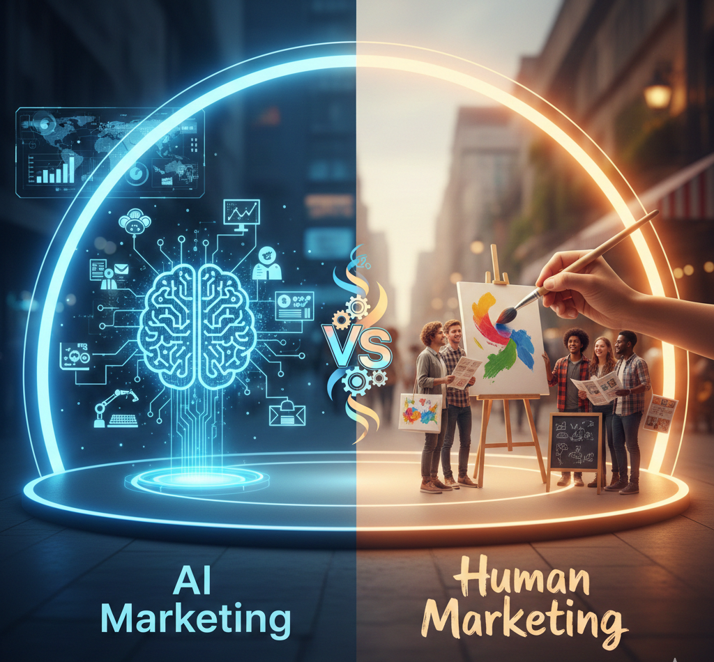 AI vs Human Marketing
