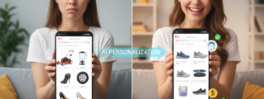 How AI Personalization Increases Sales in Ecommerce Products