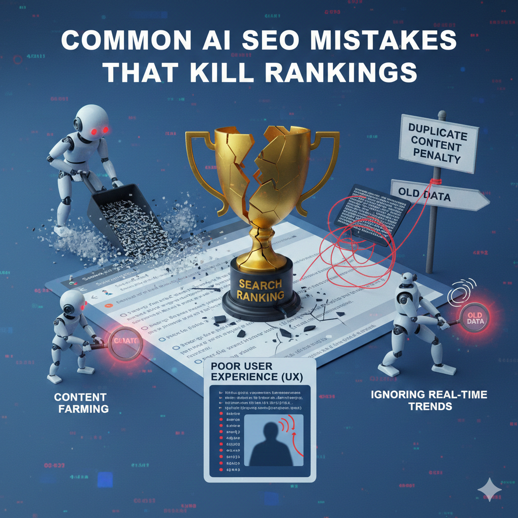 Common AI SEO Mistakes That Kill Rankings