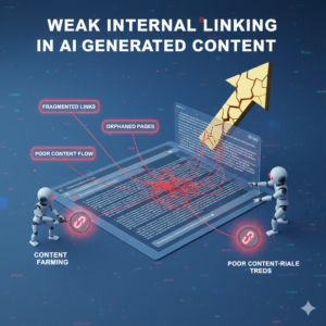 Weak Internal Linking in AI-Generated Content