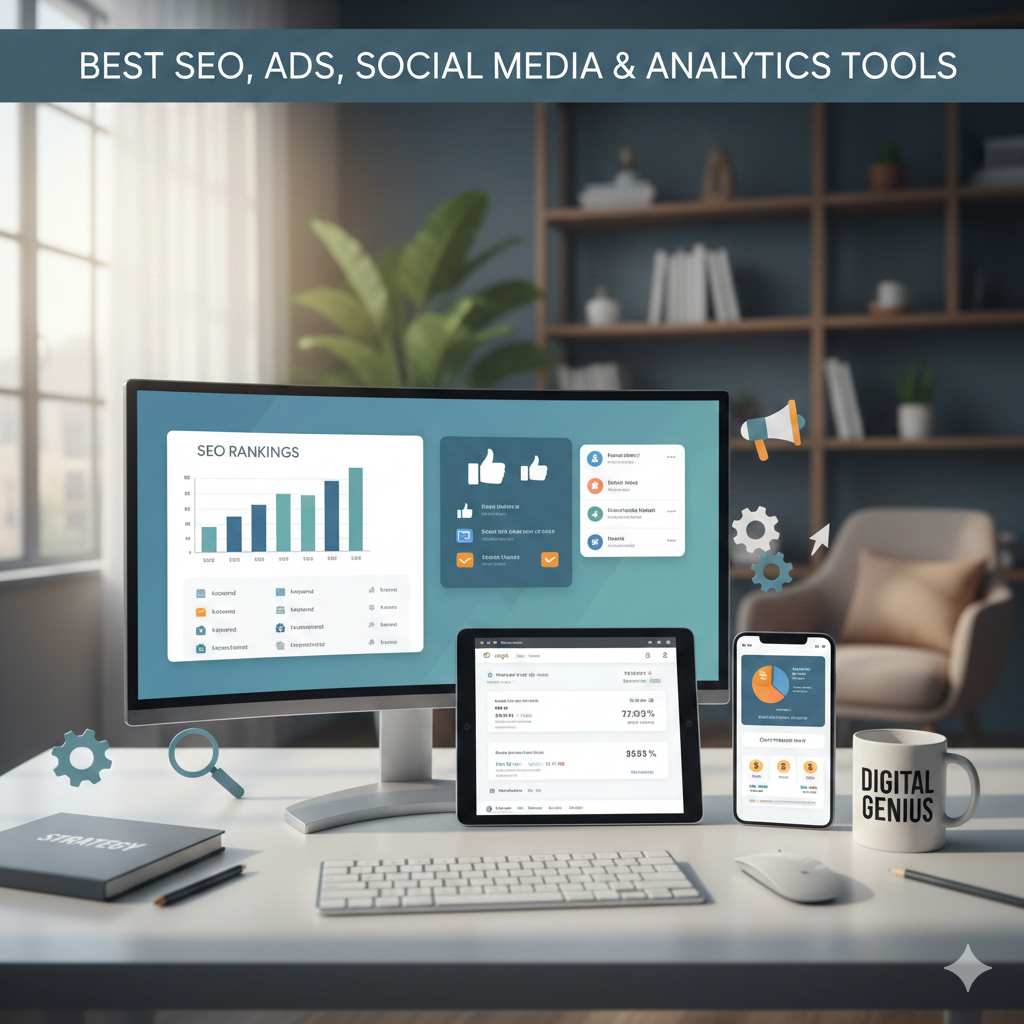 Best SEO, Ads, Social Media & Analytics Tools