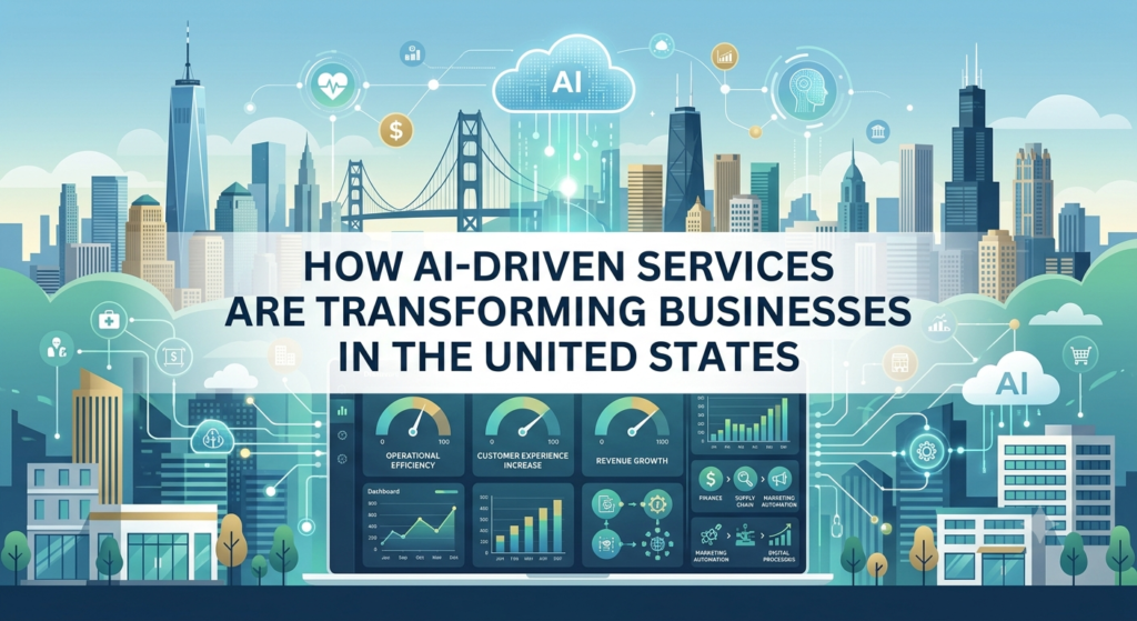 AI-powered business automation dashboard in the United States