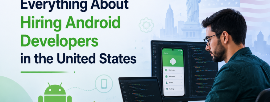 Android developer building mobile app