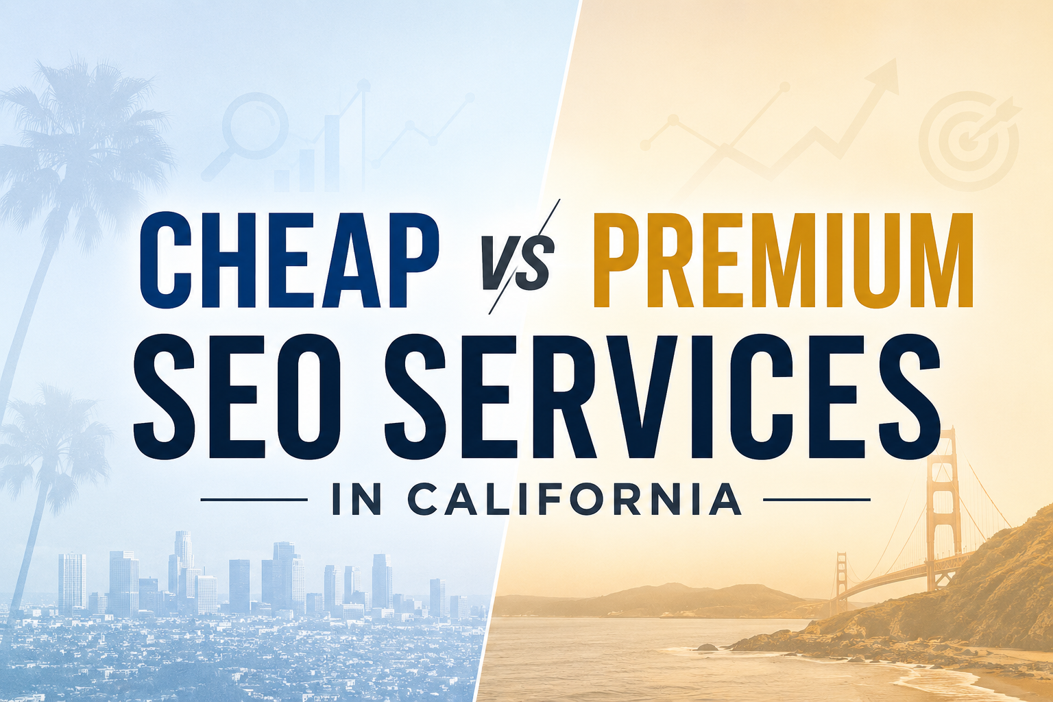 Cheap vs Premium SEO Services in California