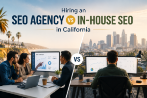 SEO agency vs in-house SEO in California