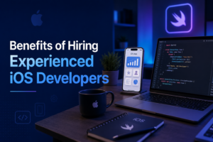 iOS mobile app development workspace