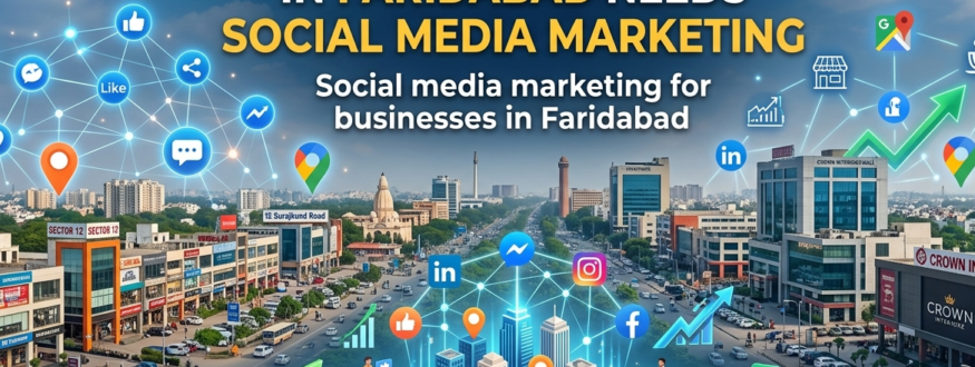 Social media marketing for businesses in Faridabad