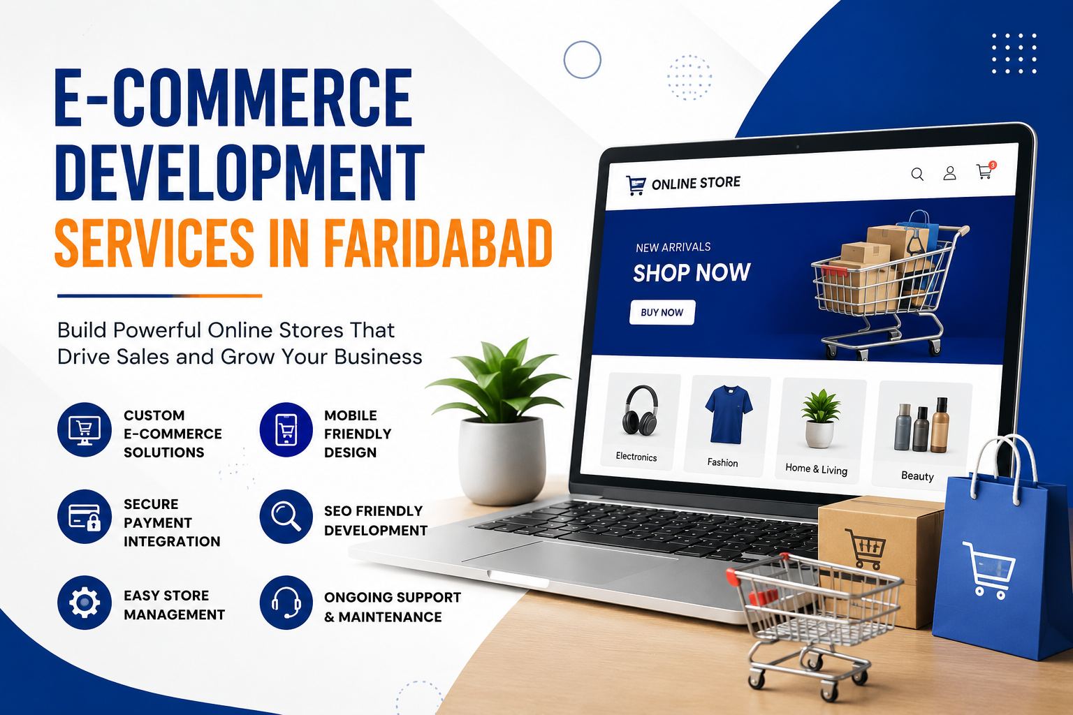 What Are the Best E-commerce Development Companies in Faridabad?
