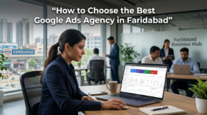 Google Ads agency campaign dashboard in Faridabad
