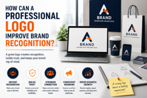 Professional logo design for brand recognition