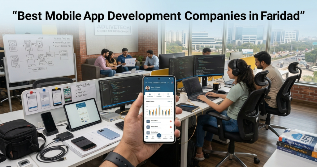 Mobile app development company in Faridabad