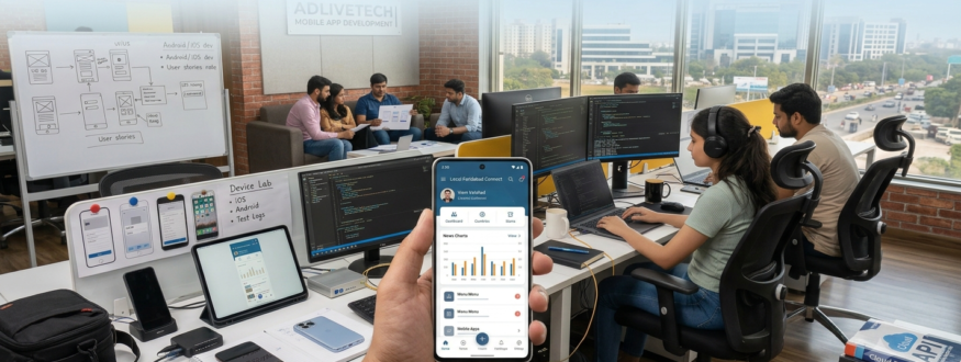 Mobile app development company in Faridabad