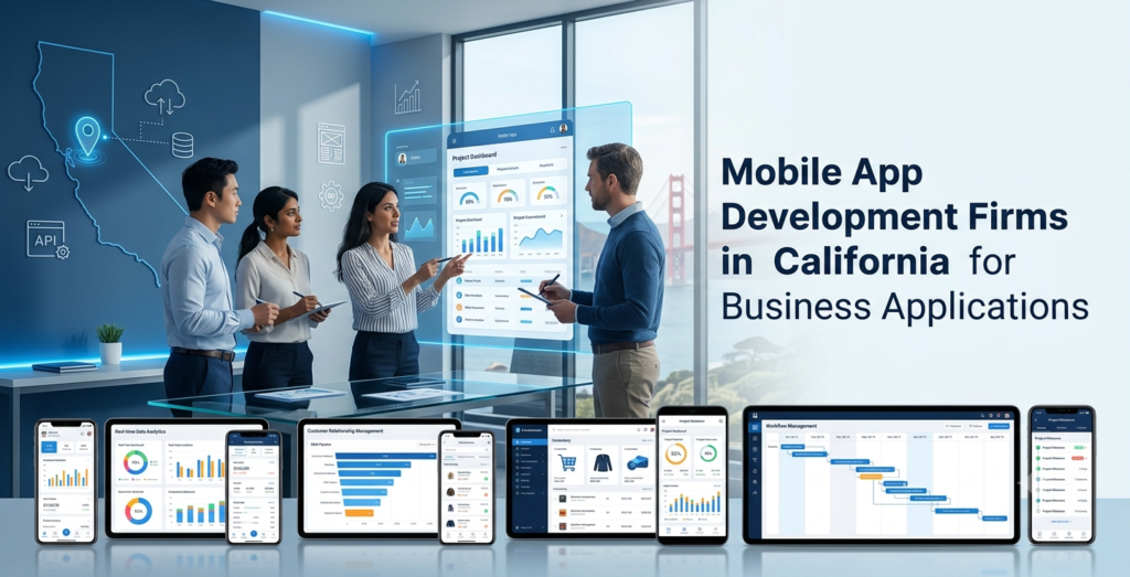 Mobile app development team in California