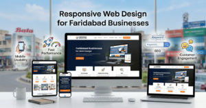 Professional website design services in Faridabad 