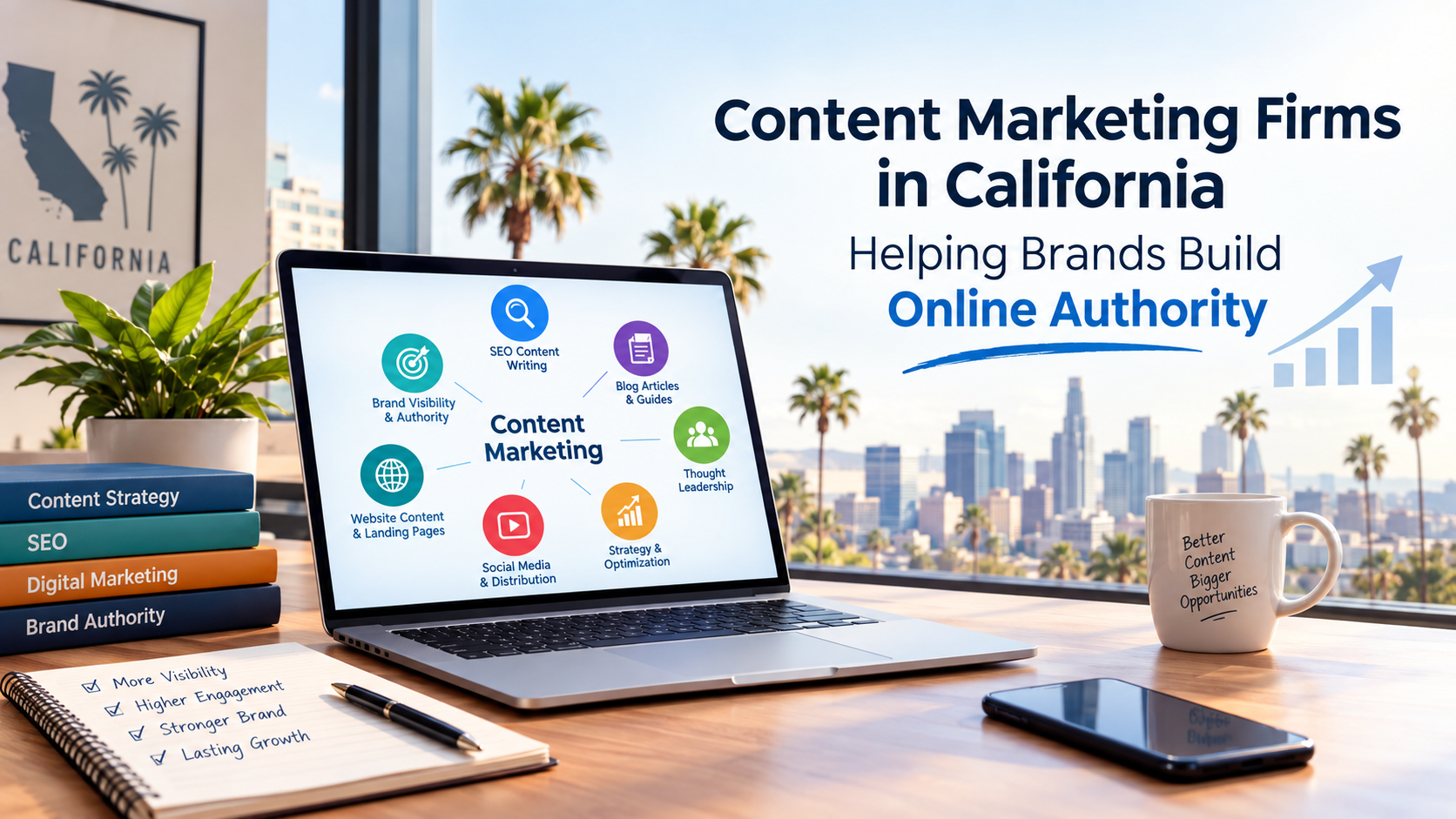 Content Marketing Firms in California Helping Brands Build Online Authority