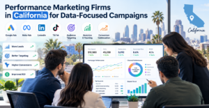 Data-focused performance marketing dashboard