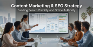SEO content team building online authority